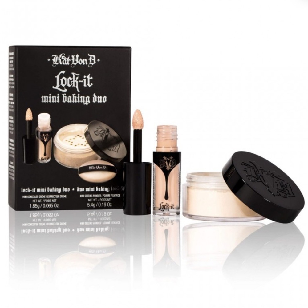 Kat Von D Lock-It Medium 27 Warm Mini Baking  Duo